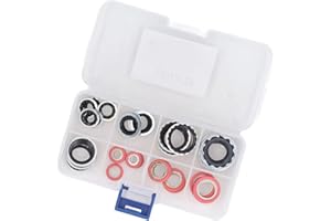 Complete Air Conditioning System Seal ORing Kit 40PCs AC Compressor Port Seal Washers Included