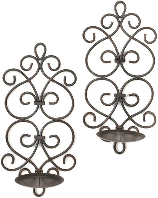 Amazon Com Modern Art Candle Sconces Scroll Work Candle Holder