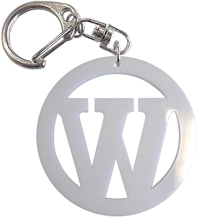 Amazon Co Jp アンシャンテ工房 キーホルダー お好きなアルファベットをお選びいただけます 自社工房 アクリル製丸枠透かし アルファベットキーホルダー 直径5cm 厚さ3mm 白 ギフト ホーム キッチン