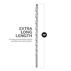 NEIKO 10047A Extra Long Drill Bit Set | 5-Piece