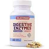 Digestive Enzymes with Probiotics and Prebiotics – Multi Enzymes for Better Digestion, Gut Health Support, 60 Count Capsules, Non-GMO, All-Natural, Vegetarian