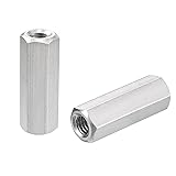 uxcell M6 x 1.0-Pitch 30mm Length 304 Stainless