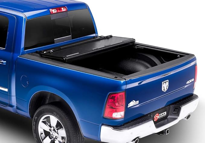 Amazon Com Bakflip G2 Hard Folding Truck Bed Tonneau Cover 226227rb Fits 2019 Dodge Ram With Ram Box 5 7 Bed Automotive