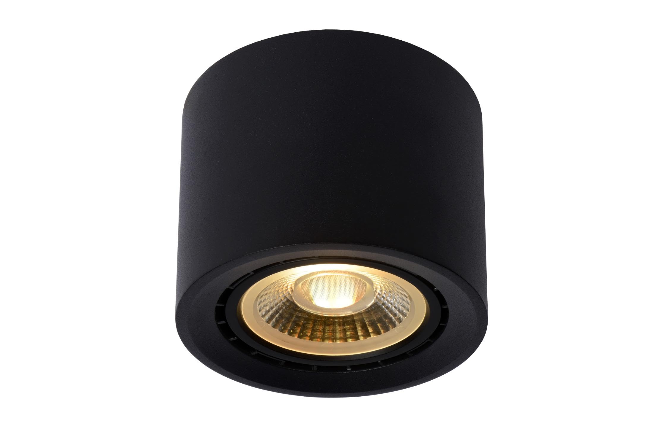LUCIDE FEDLER - Ceiling Spotlight - Ø 12 cm - LED Dim to Warm - GU10 (ES111) - 1x12W 2200K/3000K - Black