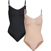 EUYZOU Shapewear Bodysuit for Women Tummy Control Seamless Body Shaper Top