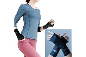 GEARWEAR Fingerless Gloves for Women Ladies with Warm Plush for Driving Running Walking Fishing Runner Gloves
