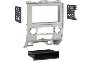 Metra 99-5814S Single or Double DIN Installation Dash Kit for 2008-up Ford Escape, Mercury Mariner, and Mazda Tribute (Silver