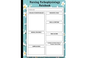 Nursing Pathophysiology Blank Disease Template notebook: Nursing Pathophysiology Notes | The Perfect Blank Notebook & Note Gu