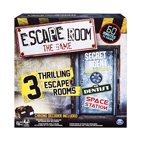 Spin Master Games - Escape Room, The Game with 3 Escape Rooms, Ages 16 and Up