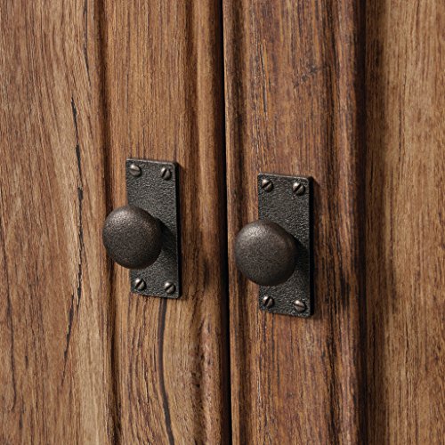 Sauder Palladia Library with Doors, Vintage Oak finish Pricepulse