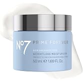 No7 Prime Forever Weightless Gel Face Moisturizer, Hyaluronic Acid, 1.69 oz | Niacinamide, Super Peptides &amp; Antioxidants, 100-Hour Hydration, Visibly Softens Fine Lines, Lightweight for All Skin Types