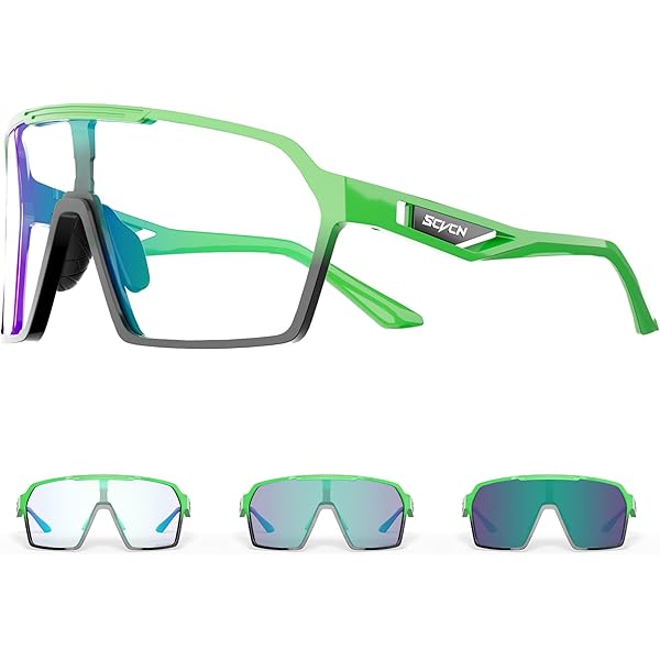 Kapvoe Photochromic Cycling Sunglasses 2024 KAPVOE Photochromic