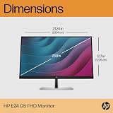 HP E24 G5 23.8" Full HD IPS LCD Monitor 75Hz HDMI DisplayPort Black view 8