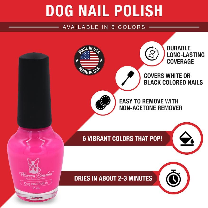 Warren London Dog Nail Polish in A Bottle Premium Coverage & Color
