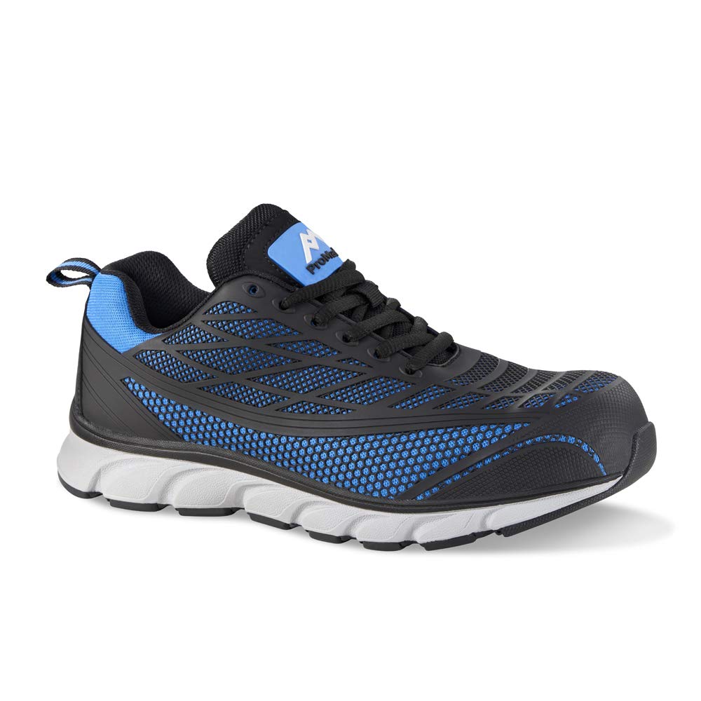 Rock Fall ProMan PM4010 Boston Lightweight Safety Trainer Size 8, Blue