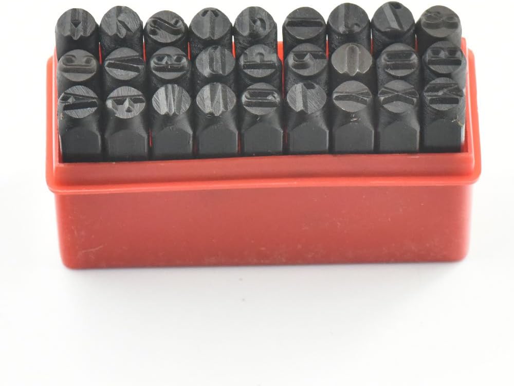 6mm Alphabet Die Punch Letter Steel Stamp in Case for Jewelers Set Metal