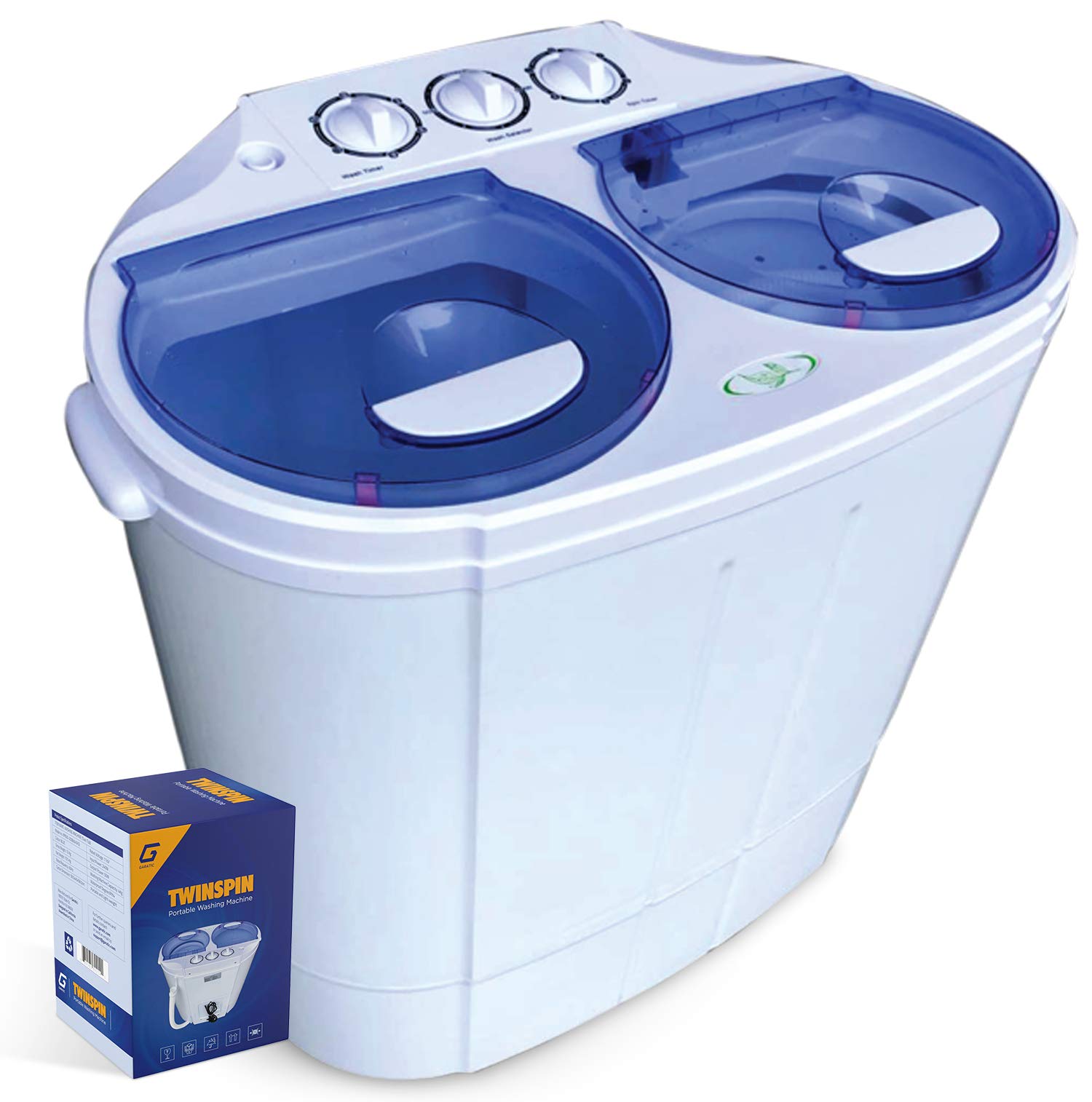 Garatic Portable Compact Mini Twin Tub Washing