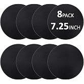 8 Pack Compost Filters for Countertop Bin, 7.25 Inch Charcoal Filter | Activated carbon charcoal filters help absorb odors from kitchen compost bins and provide easy replacement for daily use.