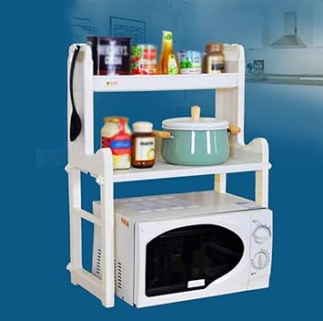 Pasamanos Muebles Estantería de cocina Horno de microondas Estante