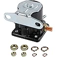 JDMSPEED New Starter Solenoid Relay SW-3 Replacement for Ford Jeep Lincoln Mercury 1958-1991 Replaces C6AF, C7AF, C3912, C9AF, D2AF11450AA, 50-430, B-6A-11450A SW3 12V Black
