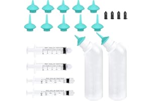 XUANDA Kitten Puppies Bottles for Nursing Kit,Pet Feeder Bottle with Feeding Nipple and Syringes for All Breed of Puppies Kittens and Other Animals (Green)