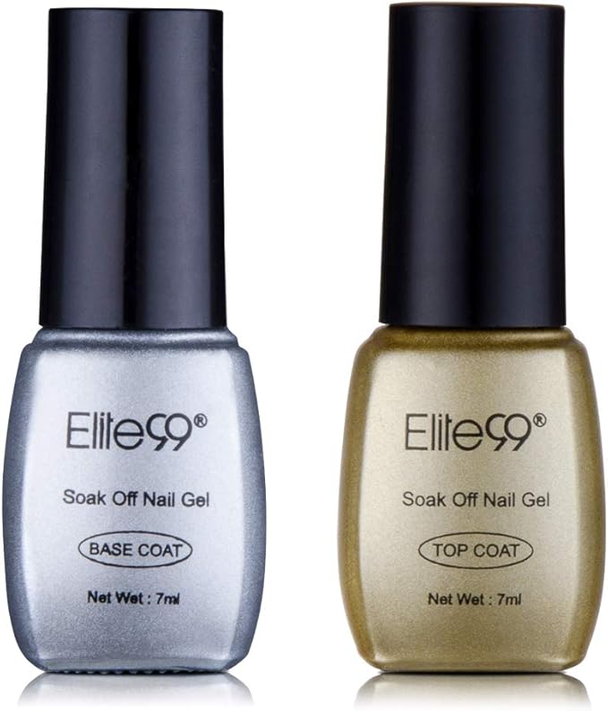 Elite99 Top Coat Base Coat Gel Polish Soak Off UV LED Nail Varnish Gel