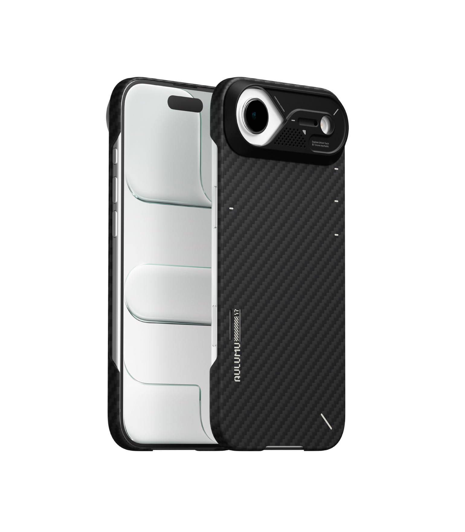 Photo 1 of Aulumu A17 Aramid Fiber iPhone Air Case | 1500D Ultra Slim Woven | CoolHyper Real Cooling | Compatible with MagSafe