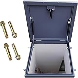 Basement Window Well Covers - Galvanized Powder