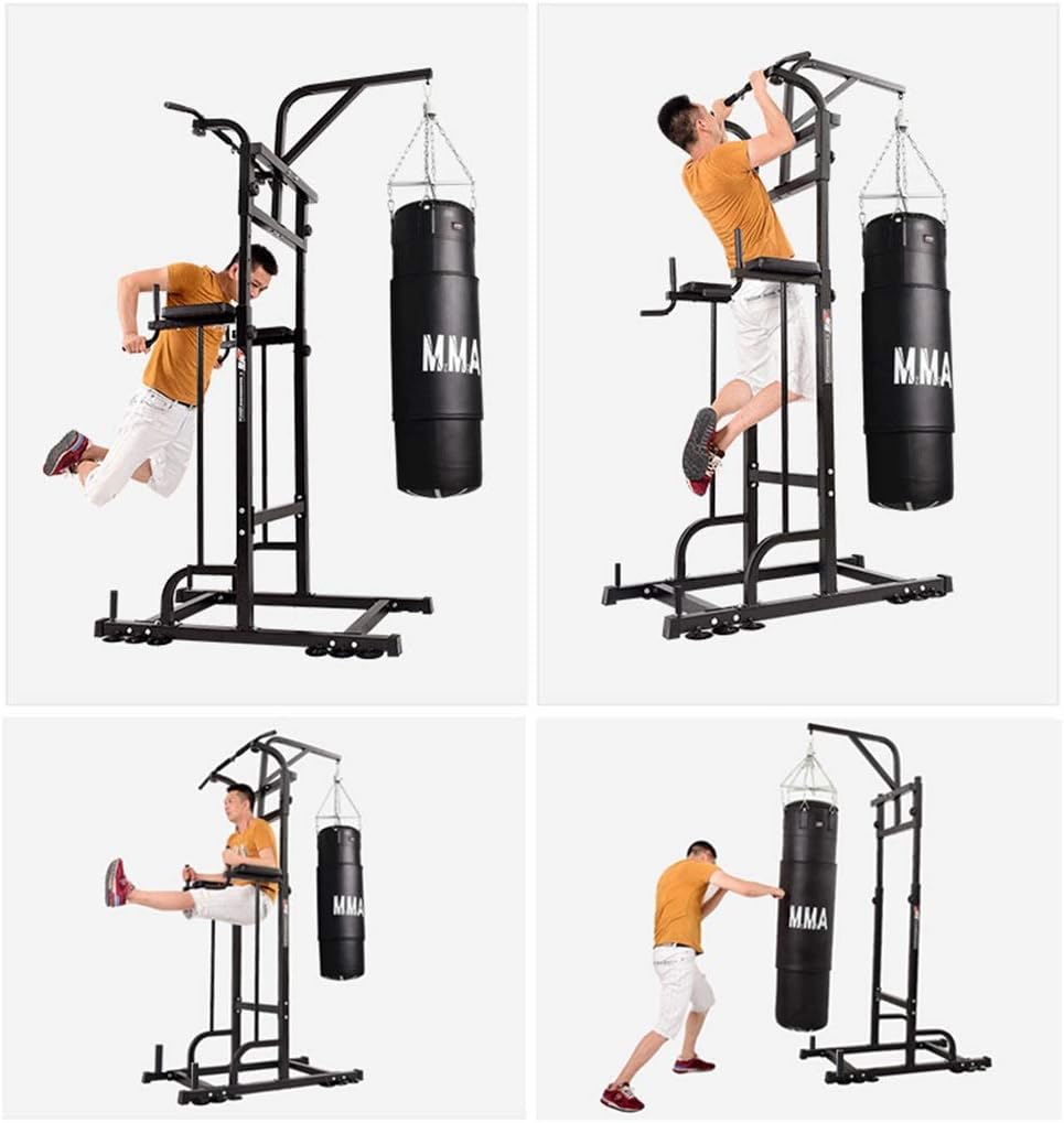 Amazon Co Jp ディップスタンド 懸垂 シングルパラレルバー ボクシングサンドバッグ 子供 ホーム インドア フィットネス器具 1 1 227cm ブラック ホーム キッチン