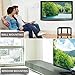 UFO 360° Omni-Directional Reception Outdoor TV Antenna 65 Miles Range with Smartpass Amplified & Built-in 4G LTE Filter for Indoor,Outdoor,RV,Attic Use Support VHF &UHF Digital Signal Grey