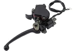WOOSTAR 7/8" 22mm Thumb Throttle with Dual Brake Lever Assembly Replacement for 110 Sunl ATV 50cc 90cc 110cc 150cc 250cc Taot