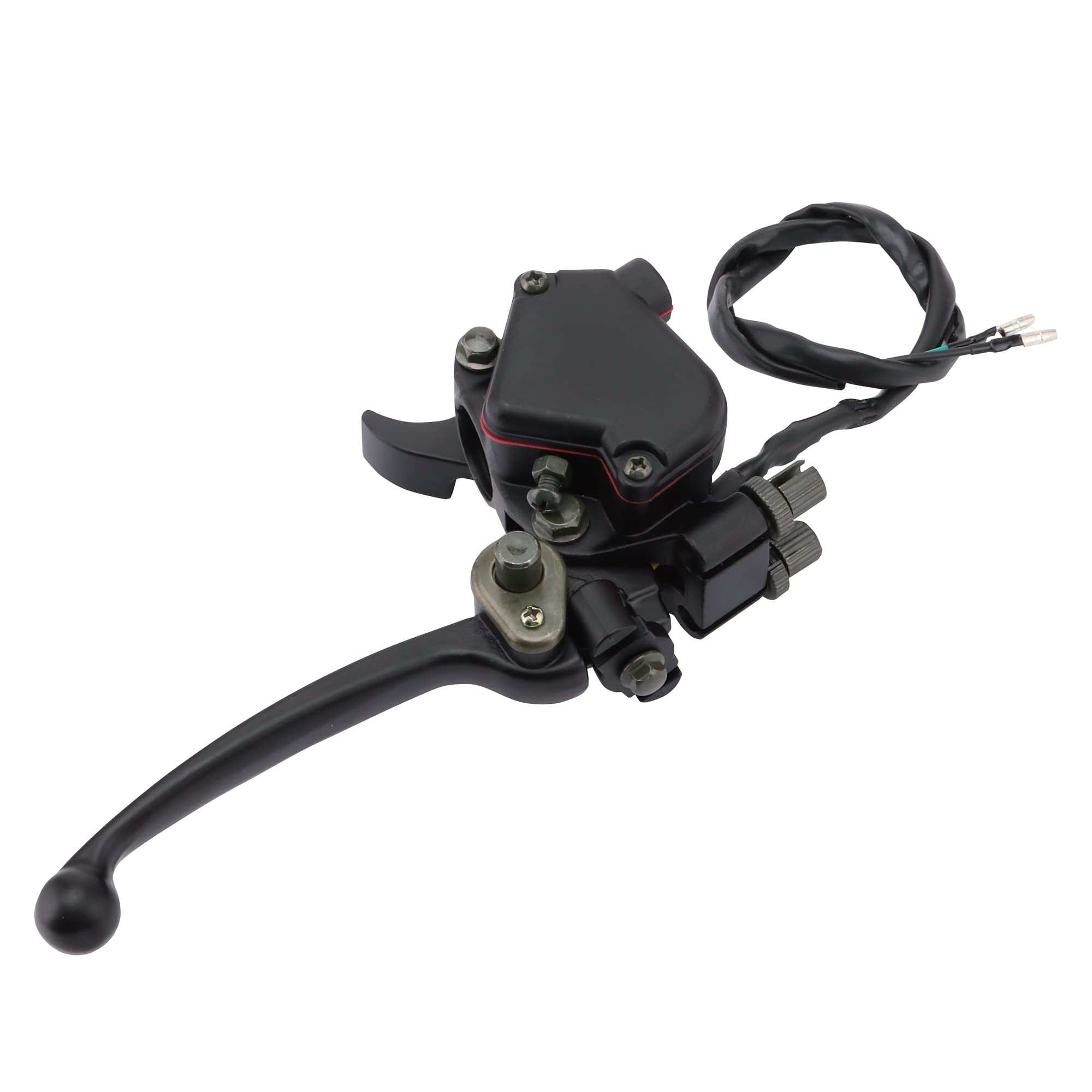 WOOSTAR 7/8" 22mm Thumb Throttle with Dual Brake Lever Assembly Replacement for 110 Sunl ATV 50cc 90cc 110cc 150cc 250cc Taotao Sunl Roketa Kazuma ATV 4 Wheeler Quad Motorized Bike