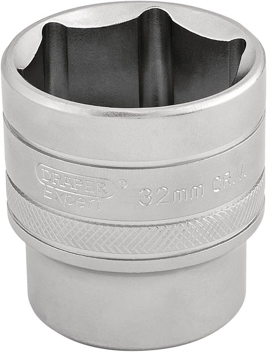 Draper Expert 1/2inch 32mm 6 Point Socket Chrome Vanadium