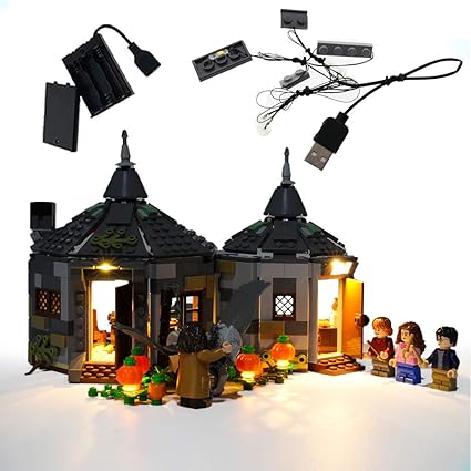 Amazon.com: GEAMENT Light Kit for Harry Potter Hagrid's Hut Buckbeak's Rescue - Compatible with Lego 75947 Toy Hut Building Set (Lego Set Not Included): Toys \u0026 Games