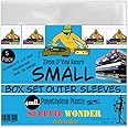 Small Box Set Outer Plastic Sleeves (x5) 4mil Thick USA Polyethylene for 33rpm LP Vinyl Record Album Boxset - Strong Poly Bag Covers - Best Protects 3/8"-3/4" Boxes (+1 Free Dj Sticker)