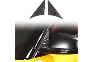 CHEAYAR Fit for Toyota Supra GR A90 A91 MK5 2019-2022 2023 2024 2025 ABS Rearview Mirror Side Spoiler Trim Cover Stickers, Channel The Car Air, Reduce The Wind Noise Inside The Car,Made of ABS 2PCS