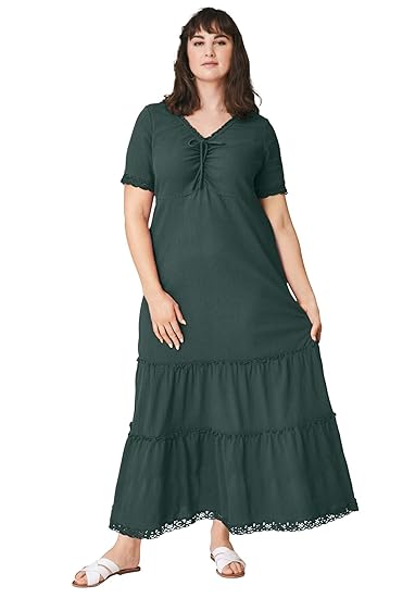 Women's plus size gauze clothing Outlet