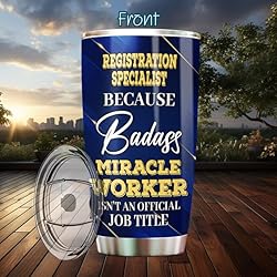MONIZILUCKY Registration Specialist Tumbler