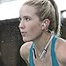 Skullcandy Women's Method Bluetooth Wireless Sweat-Resistant Sport Earbuds with Microphone, Secure Around-The-Neck Collar, 9-Hour Rechargeable Battery, Perfect for Working Out, Light Gray/Swirl