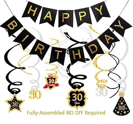Decoraciones De 30 Cumpleanos Para Hombres Y Mujeres Ya Montadas