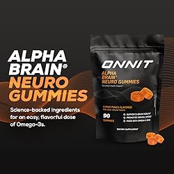 ONNIT Alpha Brain Neuro Focus Gummies - Vegan