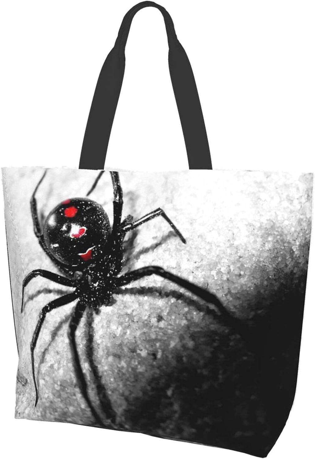 Amazon.com: Shoulder Shopping Bag Black Widow Reusable Tote Grocery