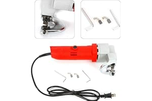SHZICMY Electric Sheet Metal Shears, Heavy-Duty Electric Sheet Metal Steel Shear Tin Snips Cutter Scissors Nibbler Double-Insulated Hand-Held Power Tool 2000r/min 220V 500W (USA Stock)