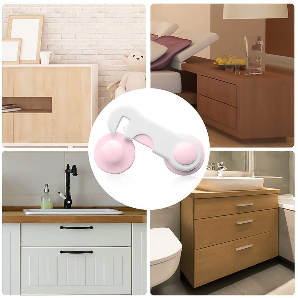 Tiroir Armoire Unho Serrure De Securite Bebe 1pcs Pour Porte Frigo Ou Placard Bloque Porte Verrou Avec Adhesifs 3m Fort Sans Percage Un Protection Pour Vos Enfants Ou Bebes Bebe Puericulture