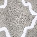 HEBE Microfiber Bathroom Rugs Mats Geometric, Non Slip Absorbent Bath Rugs Floor Mat Machine Washable, 20