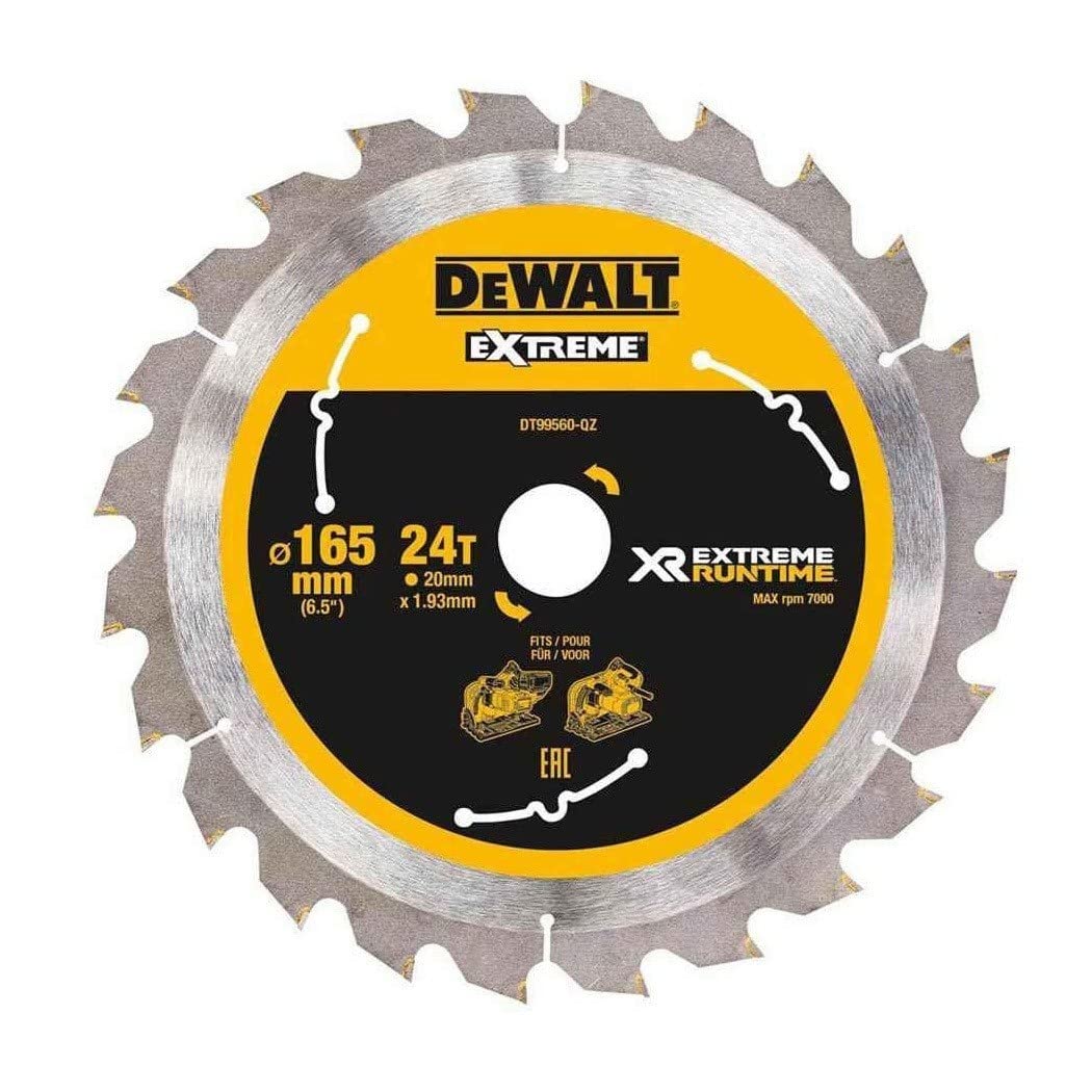 DEWALT DT99561-QZ XR EXTREME Runtime Circular Saw Blade 165mm Bore 20mm 42T