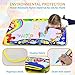 Jakoghii Water Doodle Mat, Kids Toys Aqua Drawing Mat Large Painting Writing Coloring Pad 4 Magic Pens for Boys Girls Age of 1,2,3,4,5,6,7-12 Yr, Educational Toy for Children Gift -Size 34.5