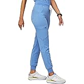 FIGS Zamora High Waisted Jogger Scrub Pants for Women — Slim Fit, 6 Pockets, High Rise Yoga Waistband