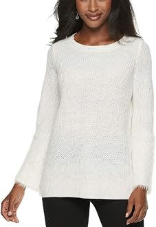 Women's Apt. 9 Eyelash Texture Bell 