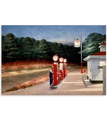 Tableau Toile 'Ground Swell' Edward Hopper - Impression HD 80x110 Cm - Décoration Murale Salon - 3